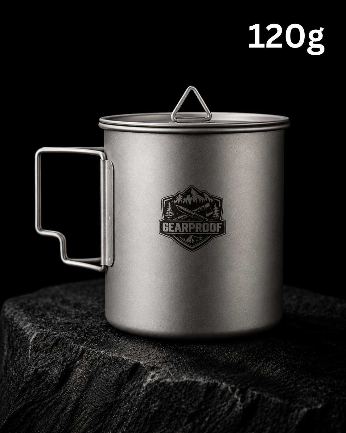 GEARPROOF SipLite - Titanbecher 750ml